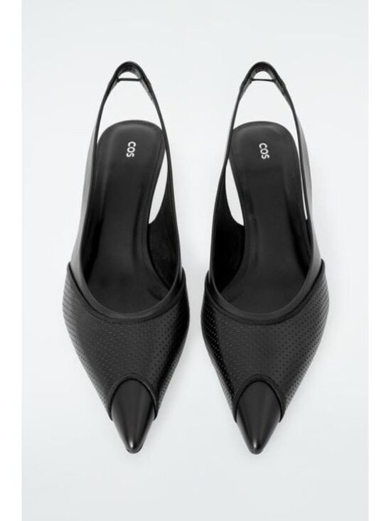 COS Shoes - COS perforated leather slingback heels size 41